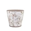 Chic Antique doniczka / osłonka ceramiczna Tulle - H16,5/Ø17 cm