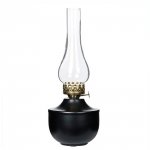 Świecznik na tealighty Lampa Naftowa - czarny