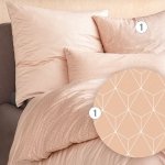 Pościel Estella mako-interlock-jersey - Tizian brzoskwiniowa 6870/195 wyprzedaż -30%
