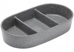 Ladelle Terazzo Segment Bowl miseczka szara 3-częściowa  L61846