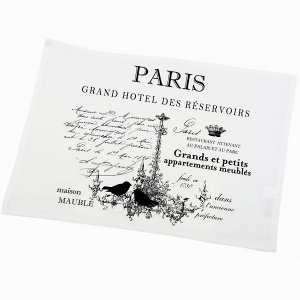 Serweta / podkładka French Home - Paris - biała