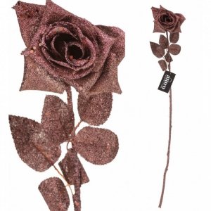Kwiat sztuczny - Róża miedziana Aluro