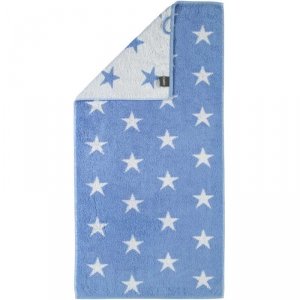 Ręcznik Cawo Stars Small 30x50 cm - niebieski