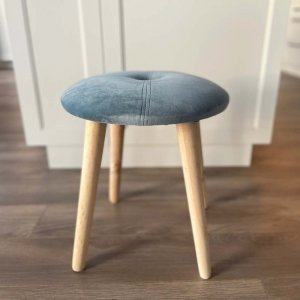 Taboret - stołek Blue - wys. 43 cm