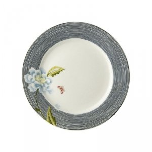 Laura Ashley Heritage - talerz śniadaniowy 20 cm - Midnight Pinstripe