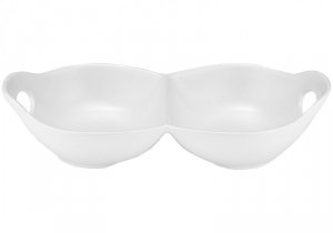 Ladelle Host Handled Bowl miseczka biała 2-częściowa L62383