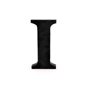 Litera ozdobna duża - I - czarna