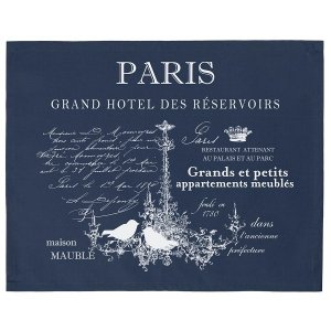 Serweta / podkładka French Home - Paris - granatowa