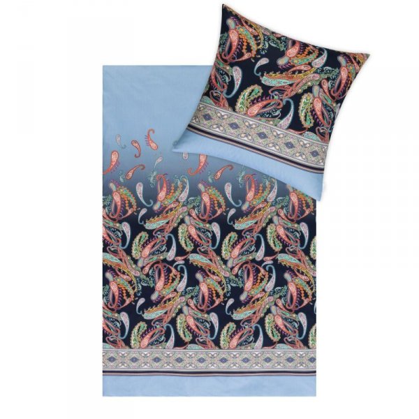 Pościel Estella mako-interlock-jersey - Siena indigo 6627/606