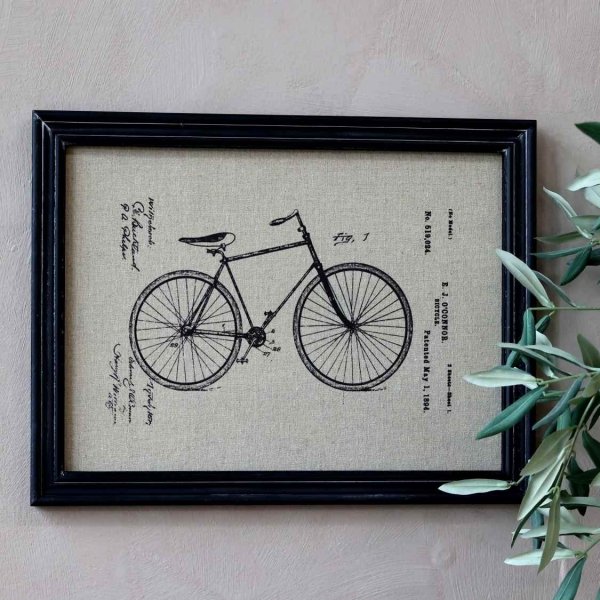 Obraz Chic Antique z rowerem