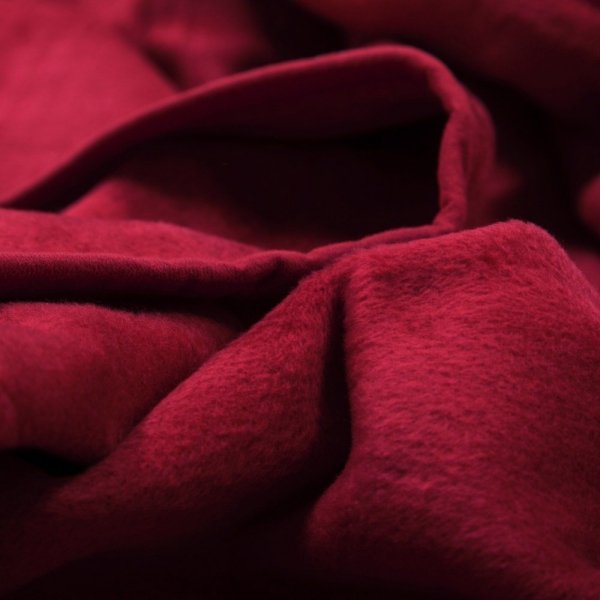 Koc Biederlack 100% bawełna - Pure Cotton - malinowy