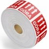 Etykieta ostrzegawcza GÓRA 55x55mm papierowa na roli (1000szt) BULK