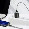 Kabel USB-A -> USB-C 1m 3A pleciony szary EVERACTIVE (CBB-1CG)