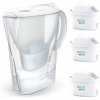 Dzbanek filtrujący BRITA Marella biały 2,4l + 3szt filtr do wody Maxtra Pro Pure Performance