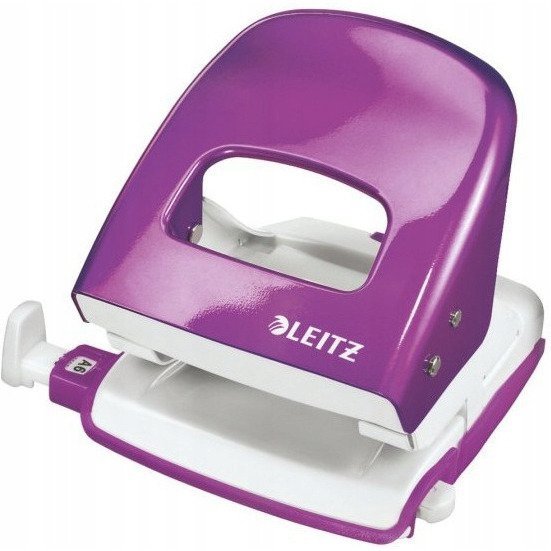 Dziurkacz 5008 LEITZ fioletowy 30 kartek duży metalowy 50081062