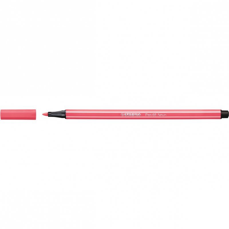 Flamaster STABILO PEN 68/040 czerwony fluo