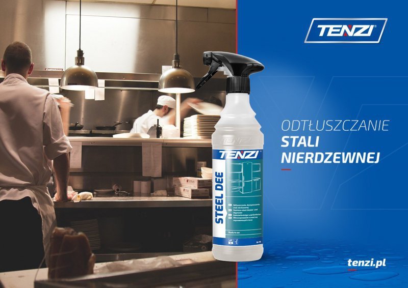 Płyn TENZI STEEL DEE GT odtłuszczacz do stali nierdzewnej 0,6l. (W-79/600)