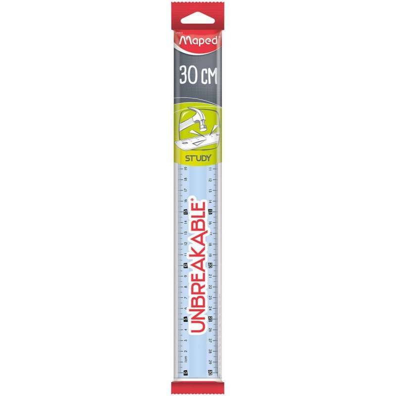 Linijka MAPED STUDY 30cm niełamliwa MIX FLOW PACK 245610