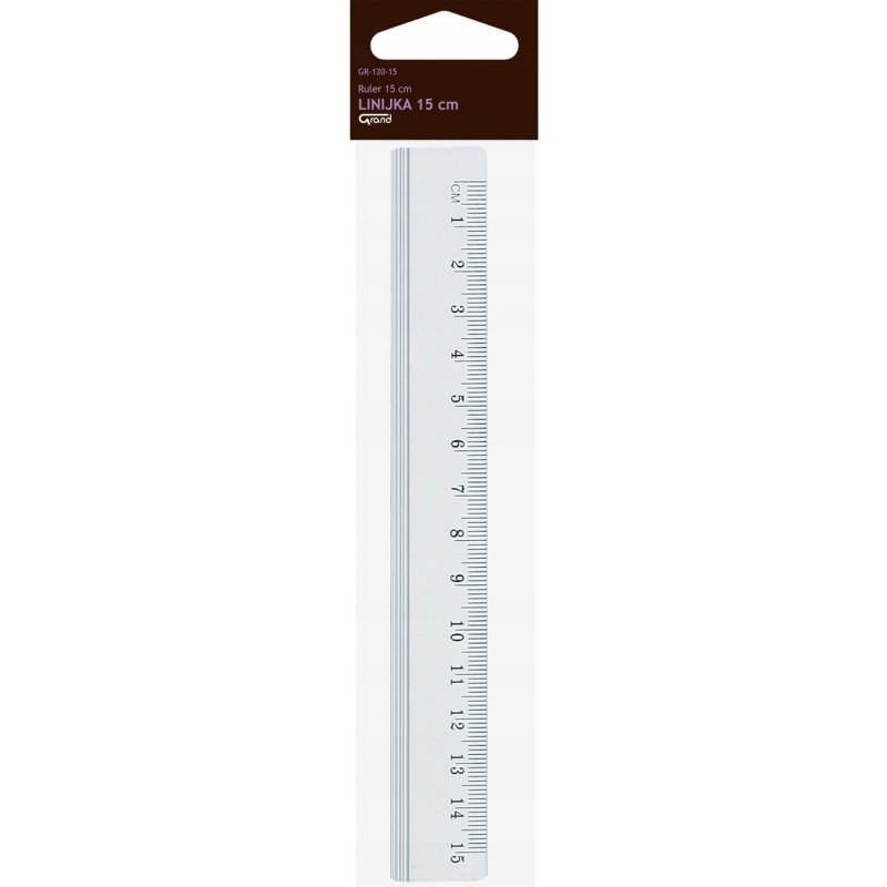 Linijka aluminiowa 15cm GR-120-15 130-1707 GRAND