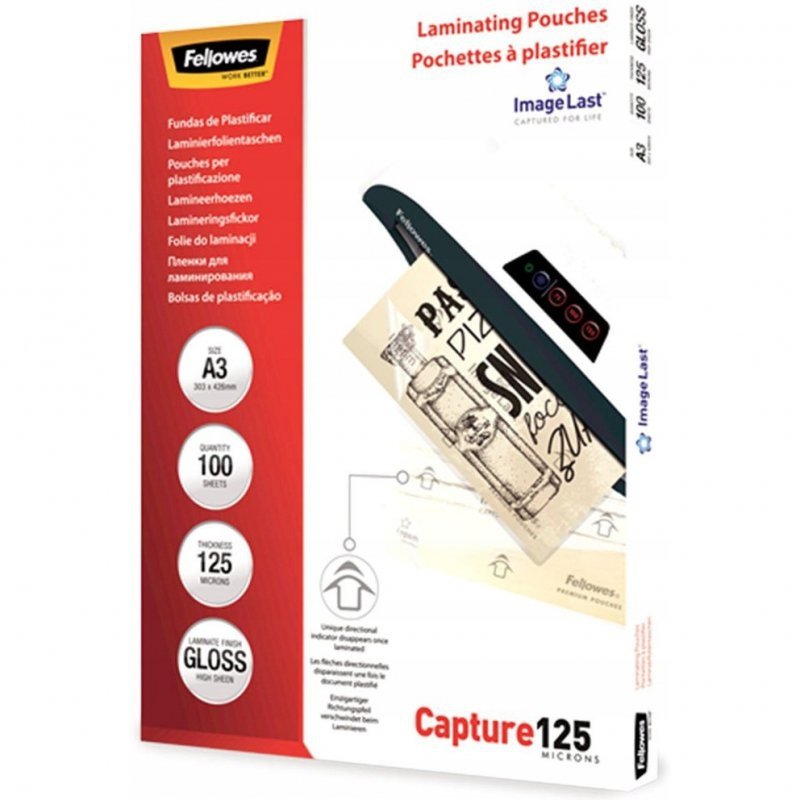 Folia do laminacji FELLOWES 125 mic A3 (100szt.) 5307506