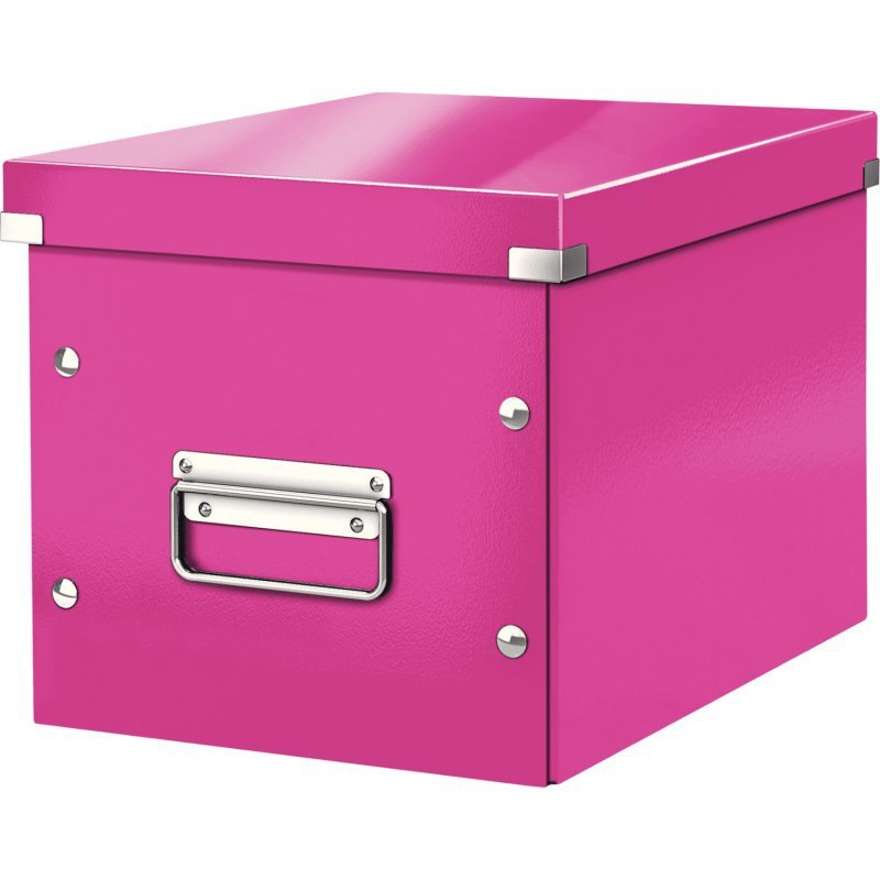 Pudło uniwersalne Click&Store rozmiar M różowe 240x260x260mm 61090023 LEITZ WOW