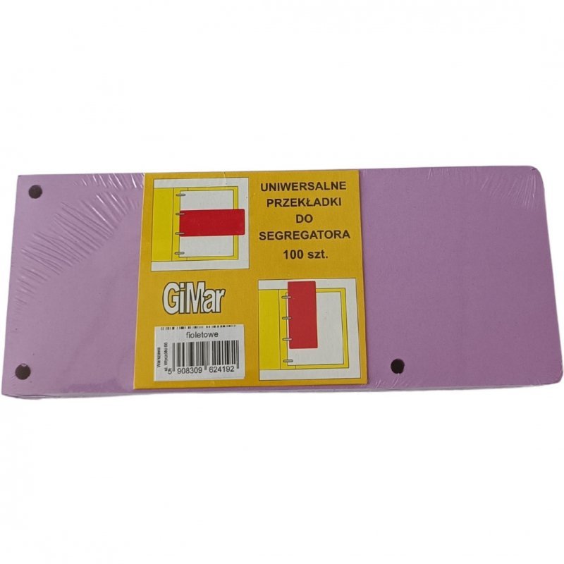 Przekładki 98x240 wąskie(100) fioletowe BREWIS