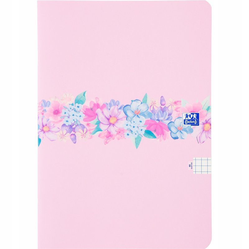 Zeszyt A4 60k kratka margines FLOWERS 400181451 OXFORD