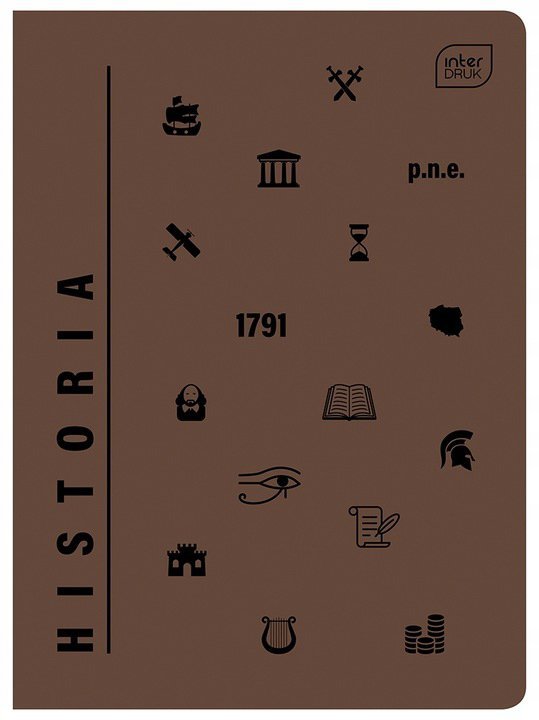 Zestaw zeszytów A5 60k klasa 5-6 (10szt) Pol Fiz Niem Geo Bio Chem Ang Hist Inf Mat INTERDRUK