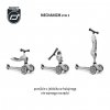 SCOOTANDRIDE Highwaykick 1 2w1 Jeździk i hulajnoga 1-5 lat Steel