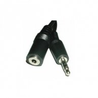 Audio Kabel Jack(3,5mm)-Jack(3,5mm), M/F5m, Logo