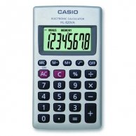 Kalkulator kieszonkowy Casio, HL 820VA , biały 8-mio cyfrowy
