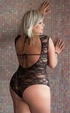 SoftLine Collection Anna czarny plus size body 1815 body