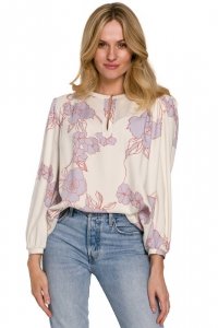 Makover K099 Bluzka z bufiastymi rękawami - model 3