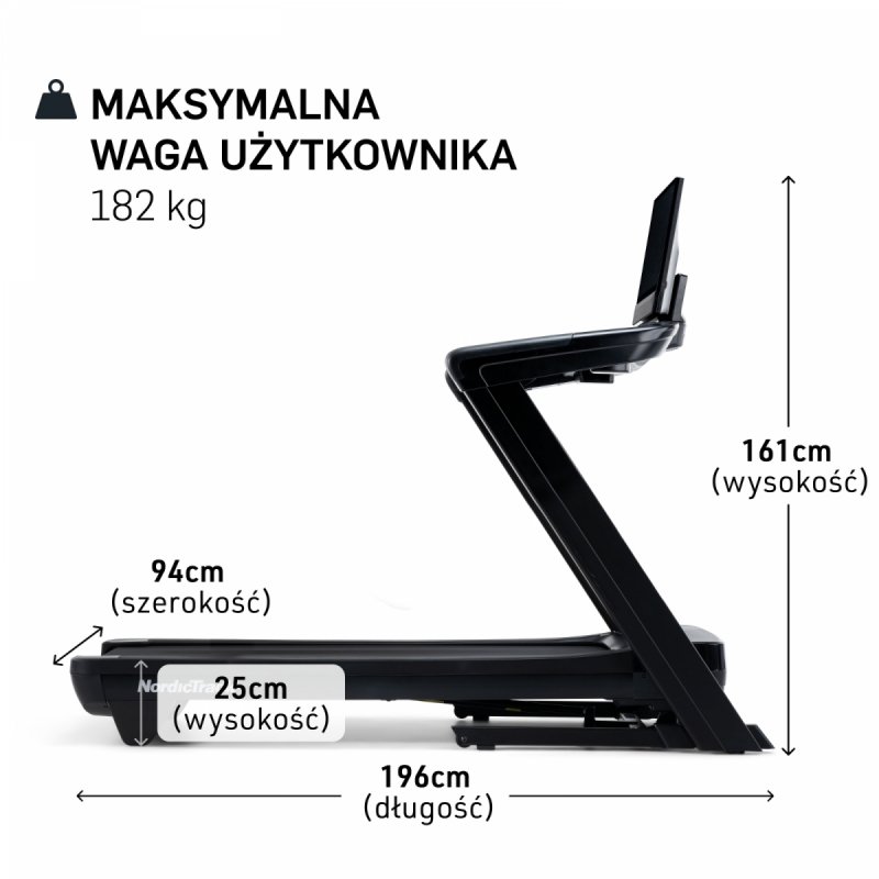 Bieżnia Elektryczna NordicTrack Commercial 2450 + członkostwo iFit na 1 rok