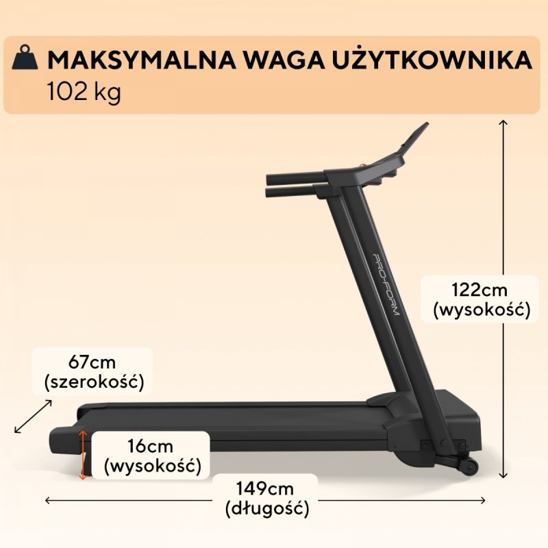 Bieżnia elektryczna ProForm Sport  + członkostwo iFit na 1 rok