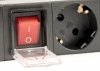 GEMBIRD LISTWA ZASILAJĄCA RACK 19 PDU EG-PDU-014-C14 1U, 10A, 8X SCHUKO, WTYK C14, KABEL 3M