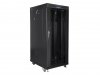 LANBERG SZAFA STOJĄCA RACK 19 27U 800X1000 DRZWI SZKLANE LCD CZARNA (FLAT PACK) FF01-8027-12BL