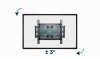GEMBIRD REGULOWANY UCHWYT ŚCIENNY LCD 40-80 VESA MAX 600 X 400MM, DO 50KG