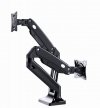 GEMBIRD BIURKOWE REGULOWANE RAMIĘ NA 2 MONITORY 17-35 DO 10KG