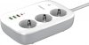 LISTWA ZASILAJĄCA SMART Energizer Z Wi-Fi I APP 3x SCHUKO 3x USB-A 1x USB-C 2500W 10A KABEL 2M