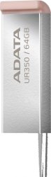 Adata Pendrive UR350 64GB USB3.2 Gen2 Metal brązowy