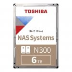Dysk Toshiba N300 HDWG760EZSTA 6TB 3,5 7200 512MB SATA III NAS RETAIL