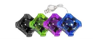 Hub USB 2.0 Esperanza 4 porty Star niebieski