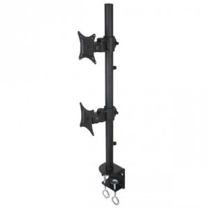 Uchwyt biurkowy Techly 13-27, 2x10kg na 2 monitory regulowany