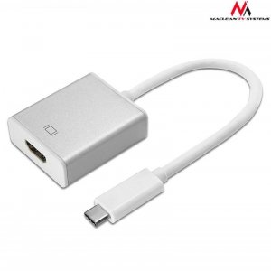 Kabel adapter Maclean MCTV-841 USB 3.1 Typ C (M) -> HDMI 1.4 (F)