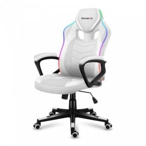 Fotel gamingowy Huzaro Force 2.5 RGB White Mesh