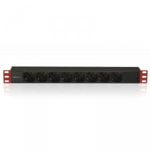 Listwa zasilająca Techly Rack 1U, 8xSchuko 250V/16A C14 2m