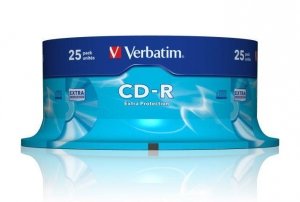 Płyty CD-R Verbatim 52x 700MB Extra Protection (Cake 25)