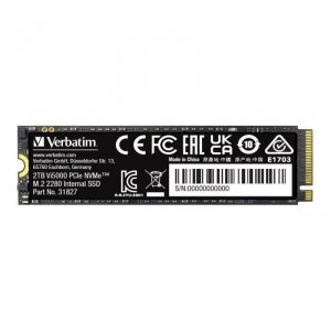 Dysk SSD Verbatim Vi5000 2TB M.2 2280 PCIe Gen4 NVME (5000/4300 MB/s)