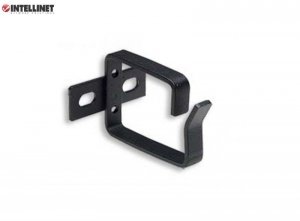 Organizer Kabli Intellient Rack 19 pojedynczy uchwyt, czarny